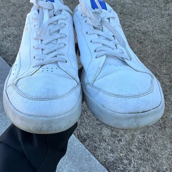 On Cloud The Roger Centre Court Leather Sneakers Men's Size 11 White Shoes - Picture 7 of 14